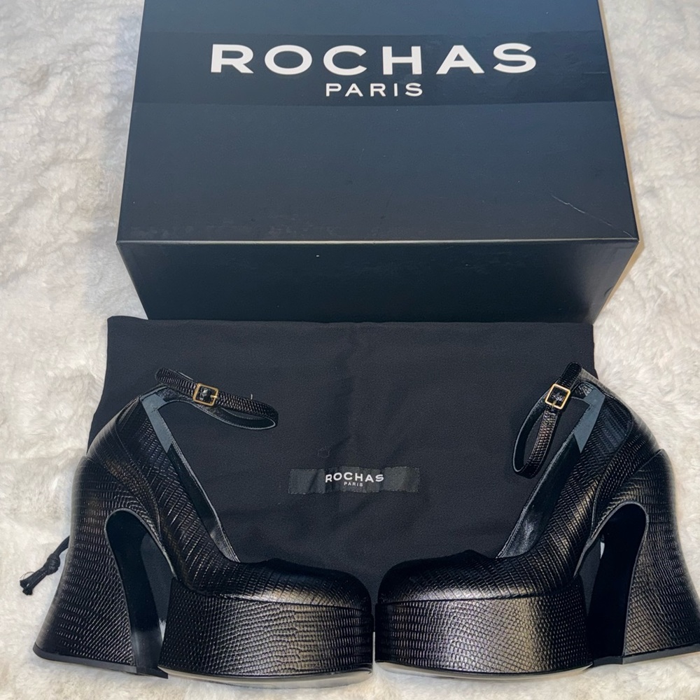 Brand New In Box Rochas Heels - Picture 6 of 7